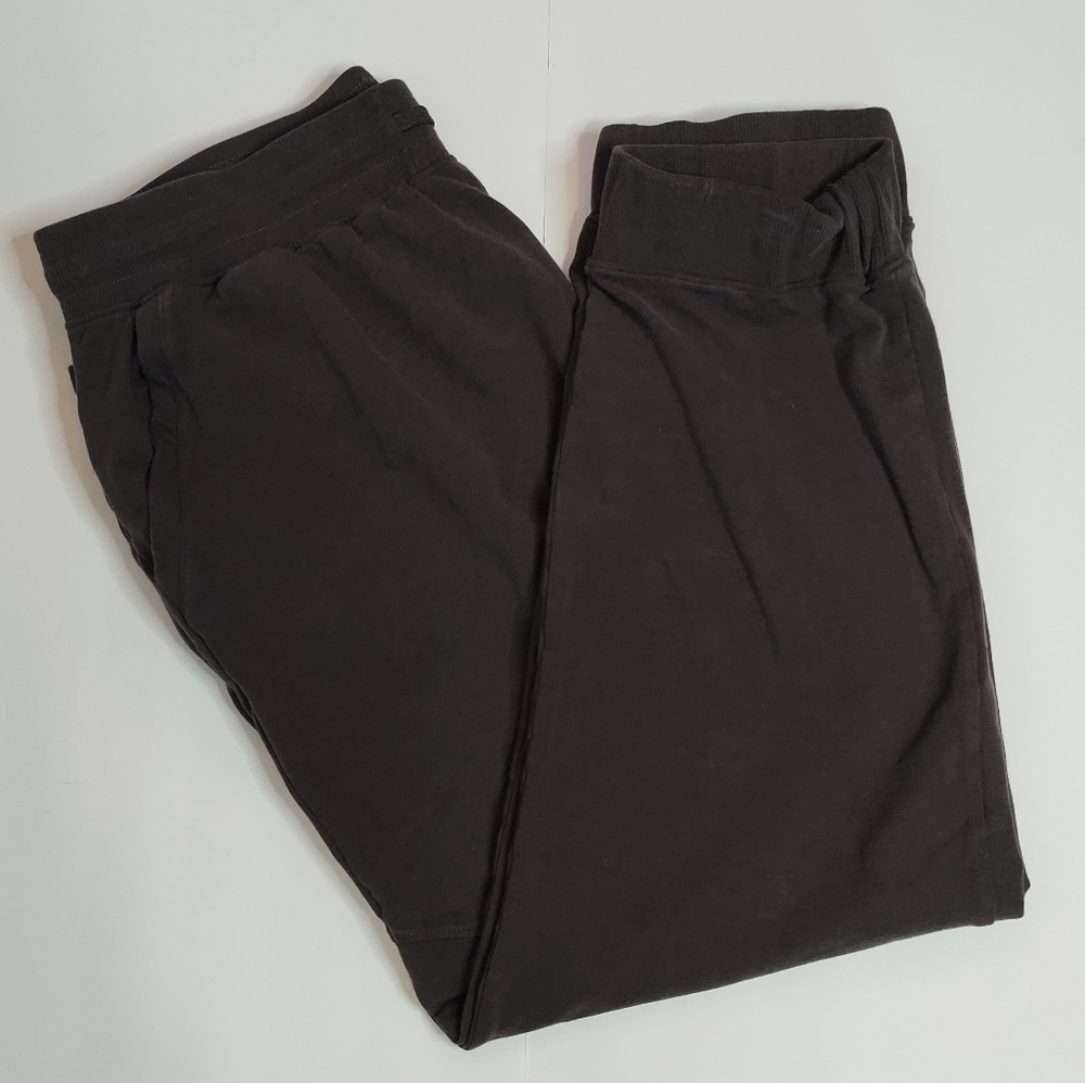 Lahgo gray drawcord-waist pima cotton blend dreamy fleece pyjama trousers